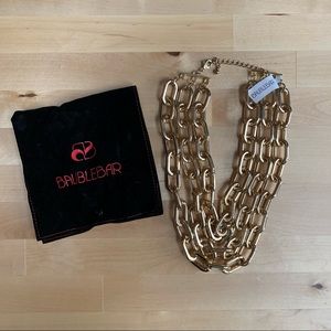 NWT Baublebar Triple Gold Collar